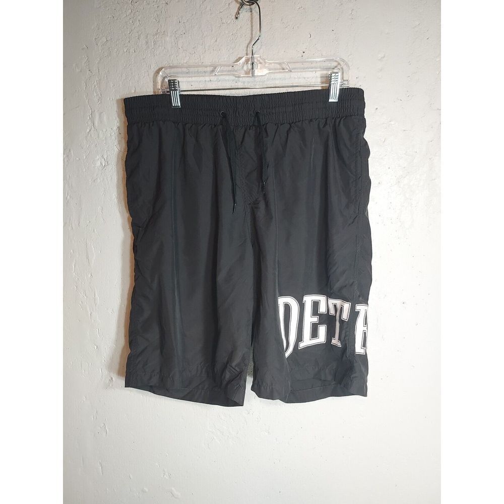 H & M Men's XL Detroit Lined Bathing Suit Bottom Swim Trunks Shorts Elastic